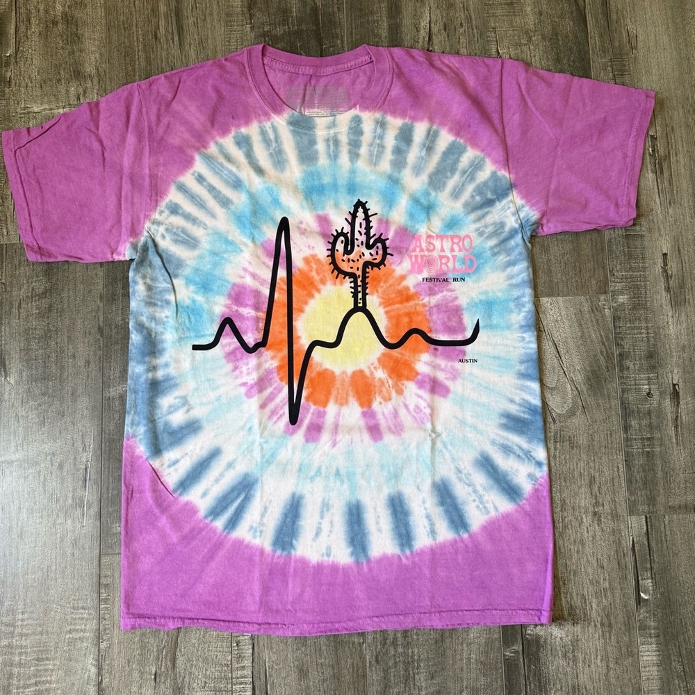 Travis Scott AstroWorld Tie-Dye T-Shirt